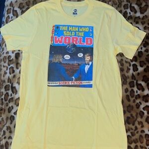 Michael Kors Yellow Science Fiction Graphic Tee